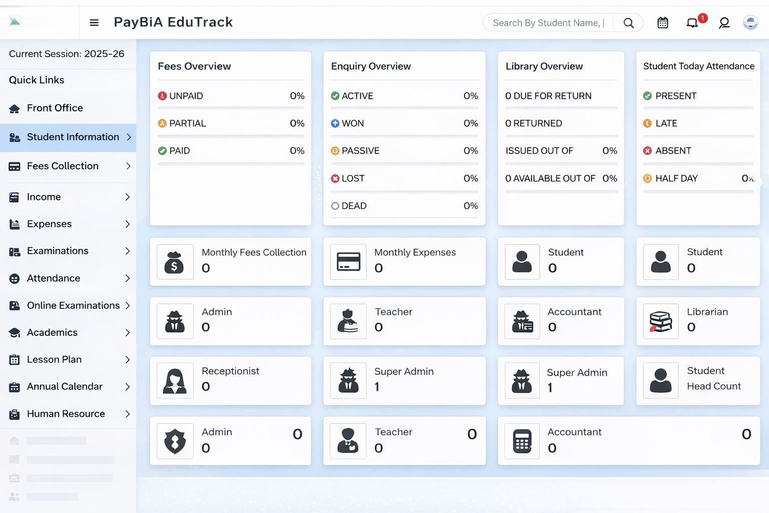 PayBIA EduTrack ERP Software